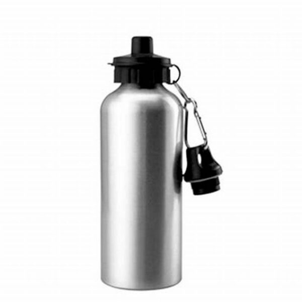600ml Aluminium Water Bottle with two tops